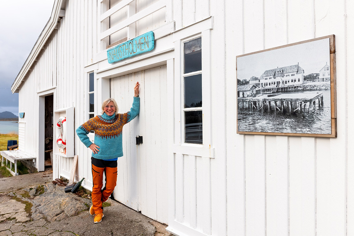 Eventyreren Randi Skaug har drevet Naustholmen siden 2015.